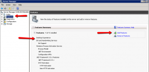 Enabling desktope experience on windows 2008 for a virtual private server